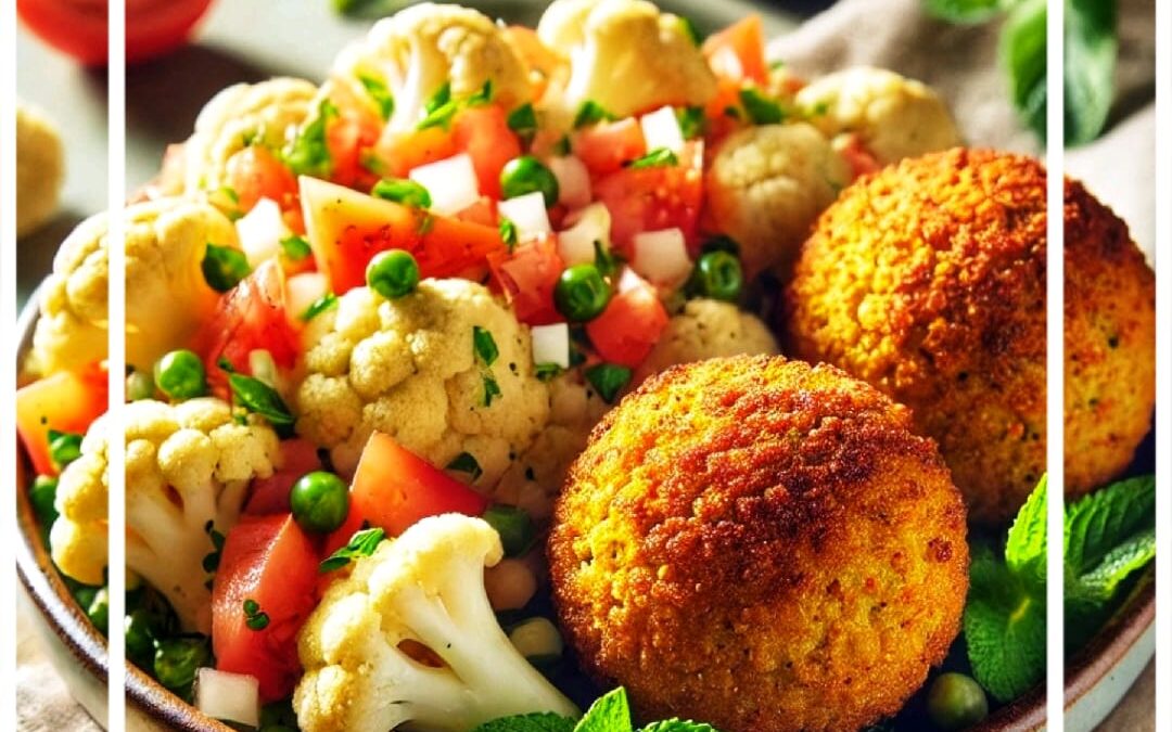 Falafel de Garbanzos con Tabulé de Coliflor